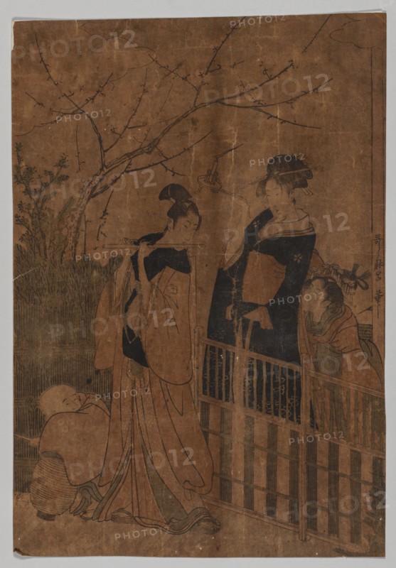 Serenade, 1753-1806. Creator: Kitagawa Utamaro (Japanese, 1753?-1806).