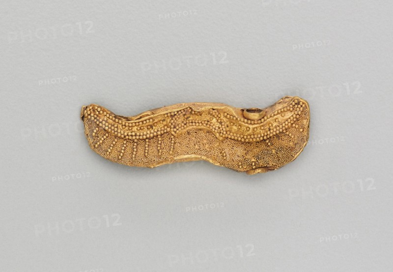 Set of Pendants Ending in a Bull's Head, 185-72 BC. Creator: Unknown.