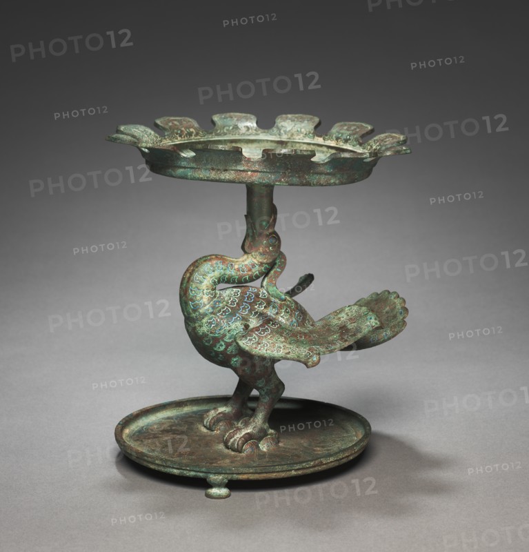 Shallow Basin Supported by a Bird (Bian), early 400s BC. Creator: Unknown.