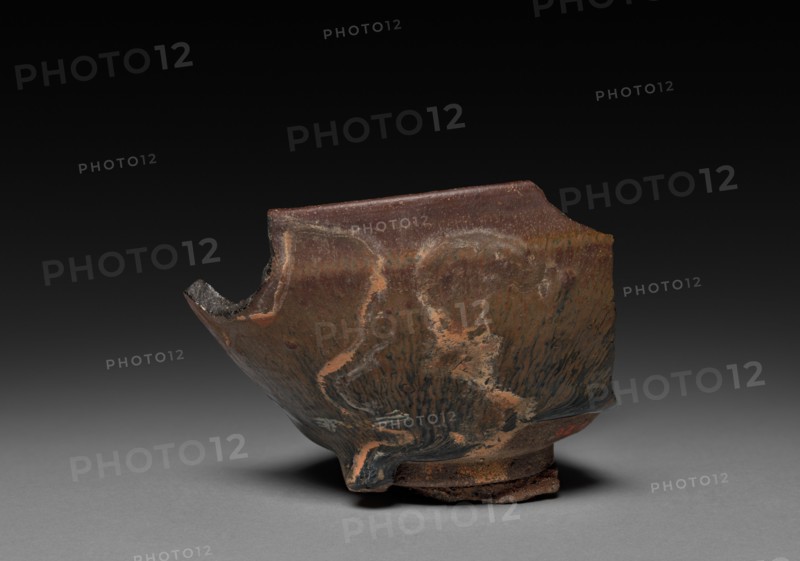 Shard of Tea Bowl: Jian ware, 960-1279. Creator: Unknown.