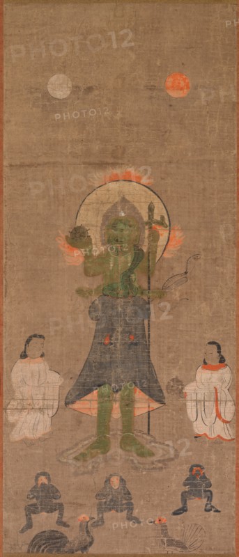 Shomen Kongo: The Blue-Faced Kongo, 17th century. Creator: Unknown.