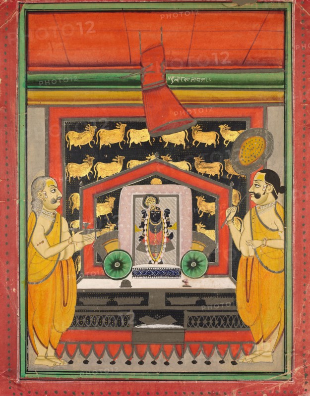 Shri Dvarakanathji of Kankroli (Dubarakanathji), mid-1800s. Creator: Unknown.