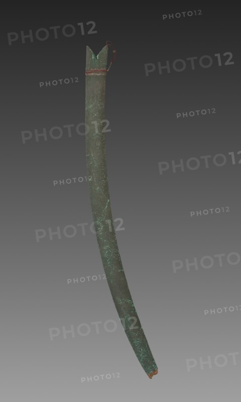 Silapa Sword (green leather case), 1700s-1800s. Creator: Unknown.