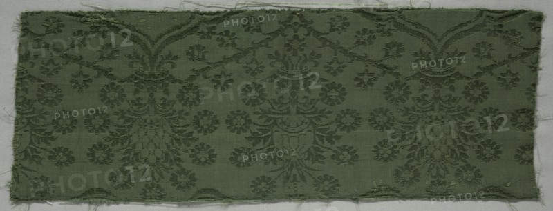 Silk Damask Textile, 1450-1599. Creator: Unknown.