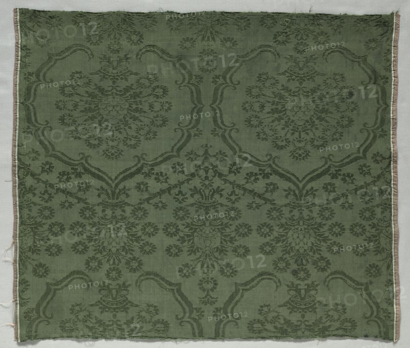 Silk Damask Textile, 1450-1599. Creator: Unknown.