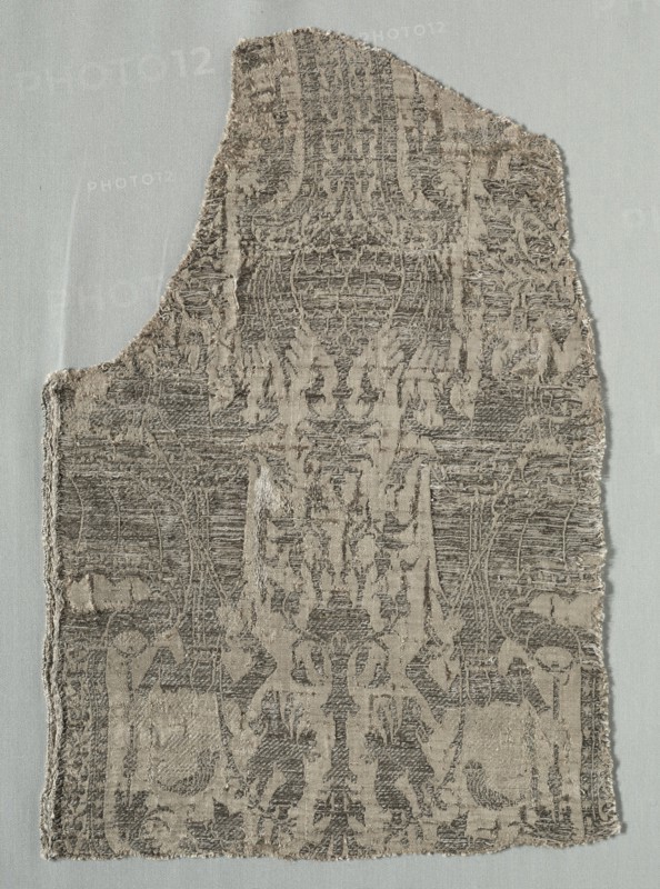 Silk Fragment, 1375-1399. Creator: Unknown.