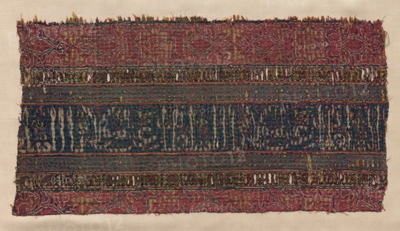 Silk Fragment, 14th century. Creator: Unknown.