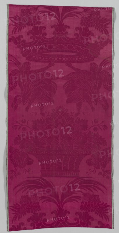 Silk Fragment, late 1600s. Creator: Unknown.