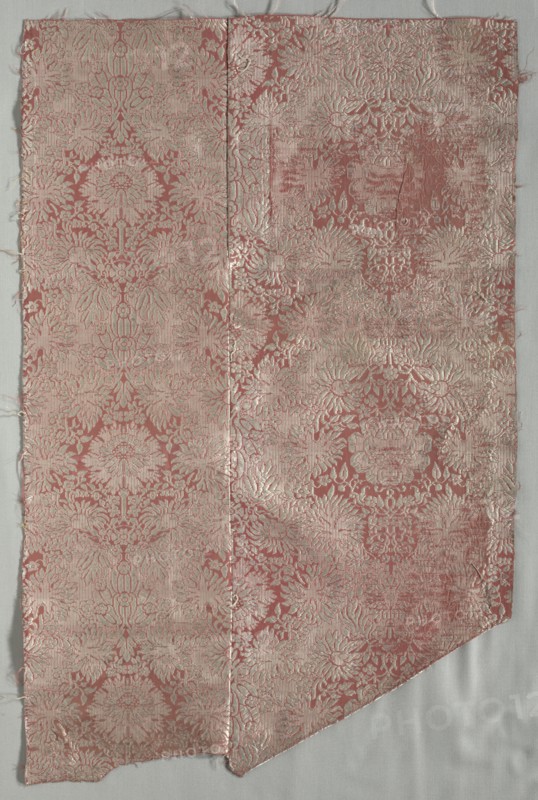 Silk Textile, late 1600s. Creator: Unknown.