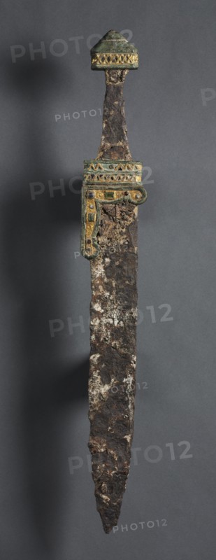 Single-Edged Knife (Scramasax), c. 500-700. Creator: Unknown.