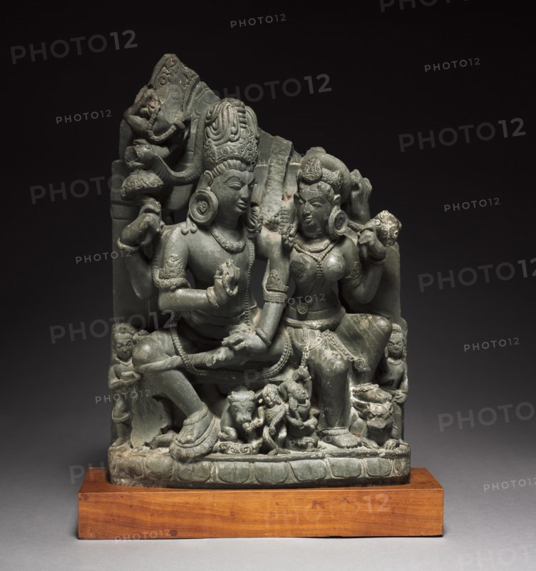 Siva and Parvati (Uma-Mahesvara), 900s. Creator: Unknown.