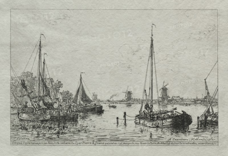 Sketch from Nature, 1877. Creator: Maxime Lalanne (French, 1827-1886).