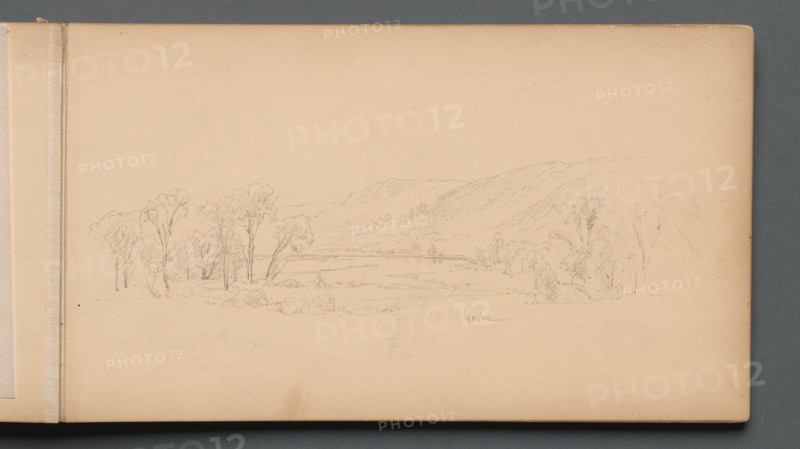 Sketchbook, page 06: "Gorham" (Maine), 1859. Creator: Sanford Robinson Gifford (American, 1823-1880).