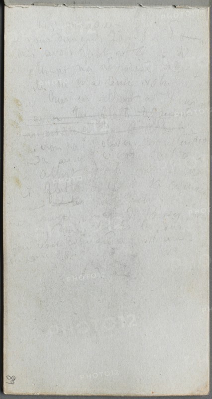 Sketchbook, page 89: Notes. Creator: Ernest Meissonier (French, 1815-1891).
