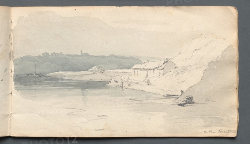 Sketchbook: On the ?, 1814. Creator: Samuel Prout (British, 1783-1852).