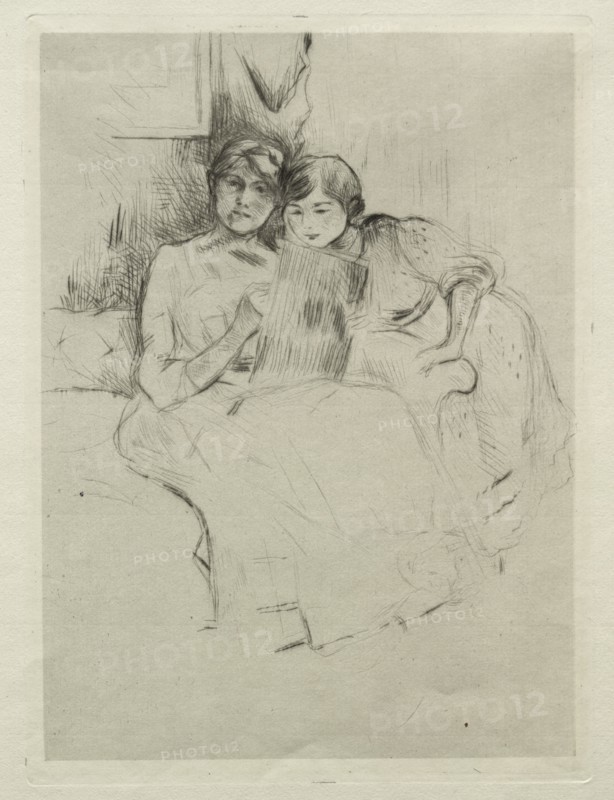 Sketching. Creator: Berthe Morisot (French, 1841-1895).