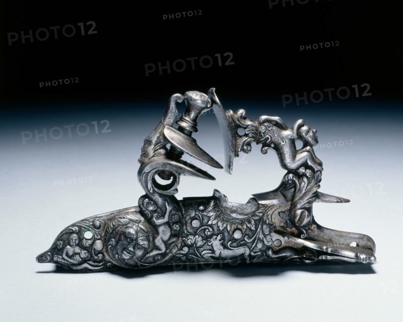 Snaphance Gunlock, c.1660-80. Creator: Unknown.