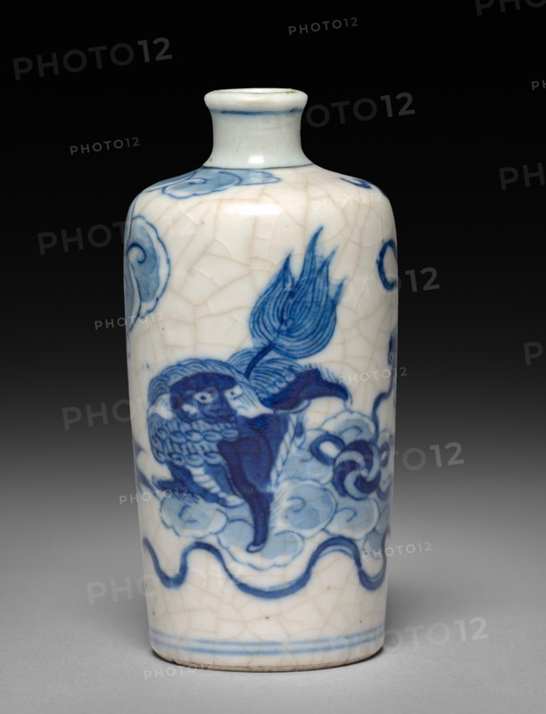 Snuff Bottle with Stopper, 1723-1735. Creator: Unknown.