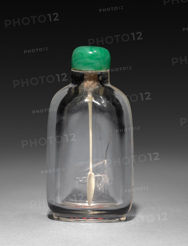 Snuff Bottle with Stopper, 19th-early 20th century. Creator: Unknown.