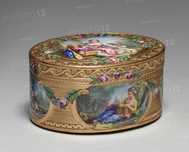 Snuff Box (Tabatière), 1761-1762. Creator: Francois Guillaume Tiron (French).