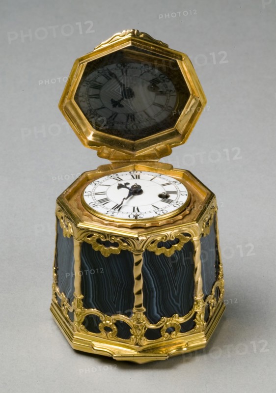 Snuff Box with Watch Movement (Bonbonnière), c. 1750. Creator: Unknown.