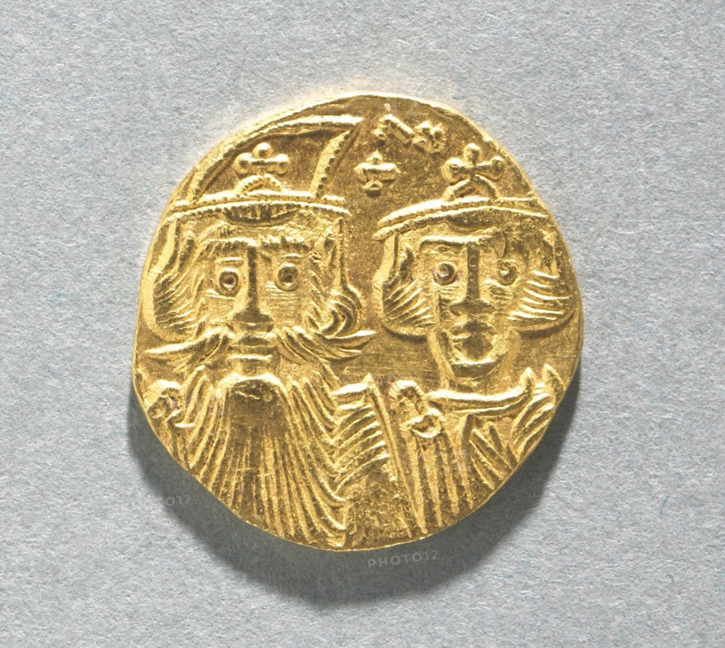 Solidus of Constans II and Constantine IV, 659-661. Creator: Unknown.