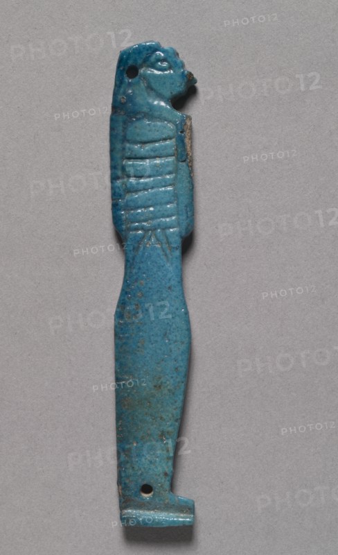 Son of Horus Amulet, 664-525 BC. Creator: Unknown.