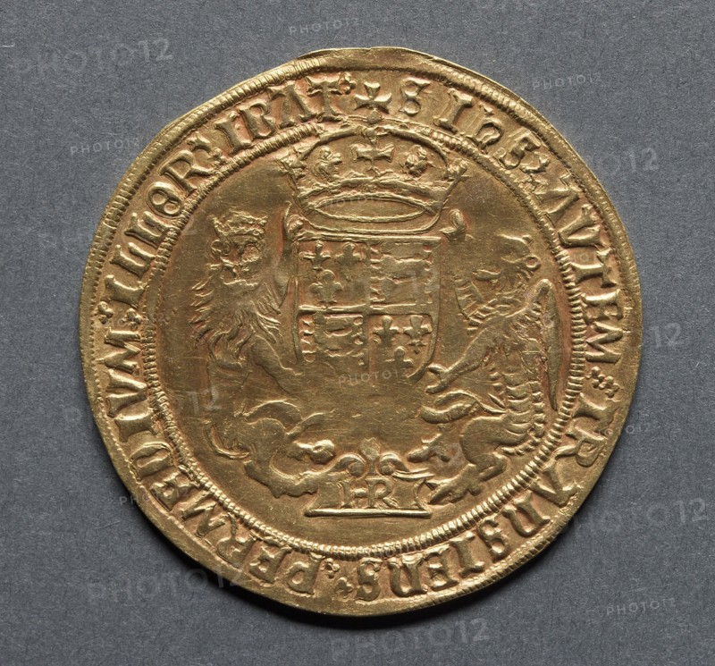 Sovereign (reverse), 1544-1547. Creator: Unknown.