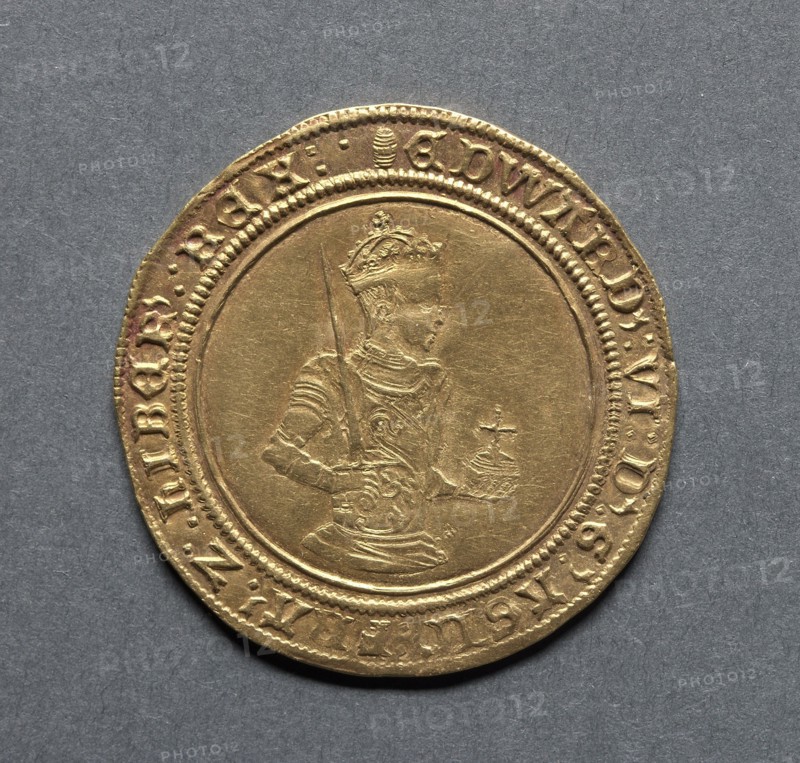 Sovereign of Twenty Shillings , 1550-1553. Creator: Unknown.