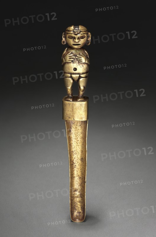 Spoon with Human Figure, c. 500-200 BC. Creator: Unknown.