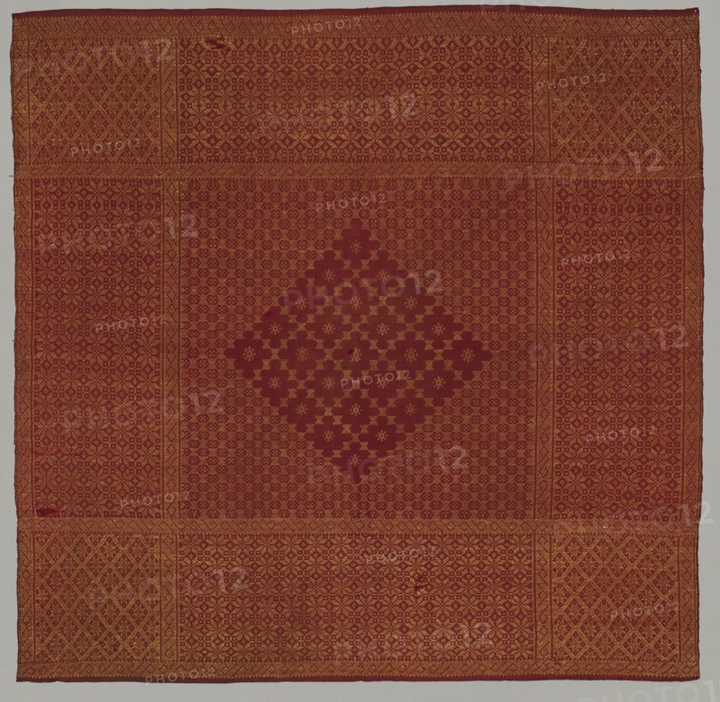 Square, Probably Head Wrapper, late 1800s. Creator: Unknown.