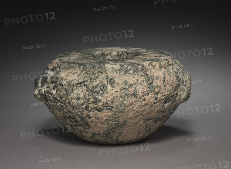 Squat Dummy Jar with Lug Handles, 2700-2573 BC. Creator: Unknown.