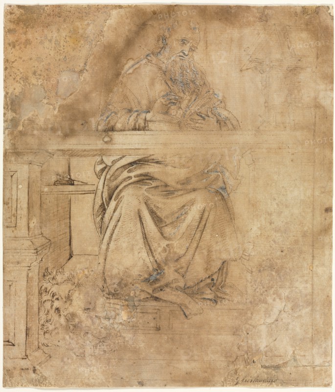 St. Jerome in His Study, c. 1490. Creator: Filippino Lippi (Italian, 1457-1504).