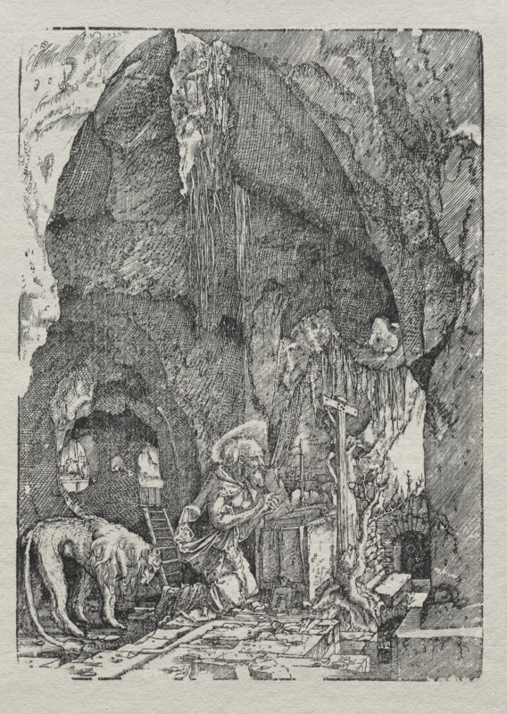 St. Jerome in the Cave, c. 1513-15. Creator: Albrecht Altdorfer (German, c. 1480-1538).