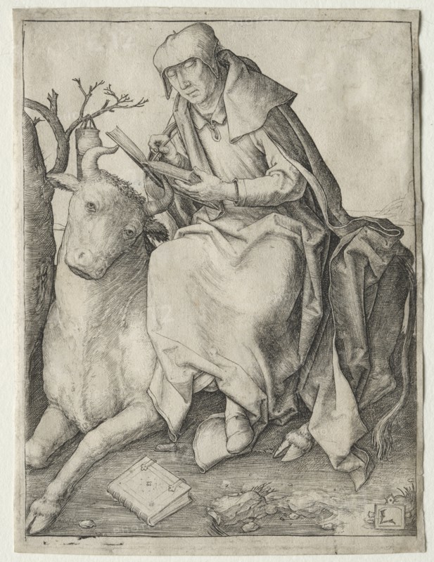 St. Luke, c. 1508. Creator: Lucas van Leyden (Dutch, 1494-1533).