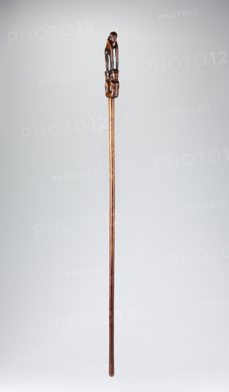 Staff, 1800s-1900s. Creator: The Baboon Master (African).