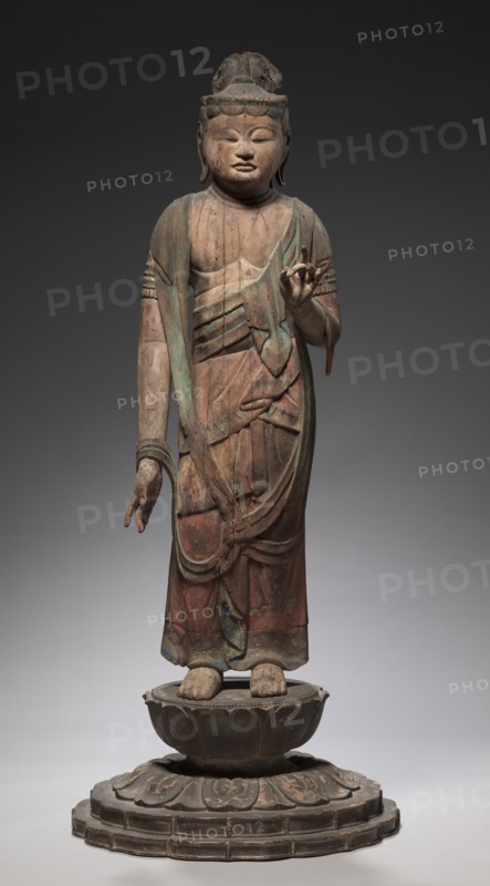 Standing Shokannon with Lotus Base, 900s. Creator: Unknown.