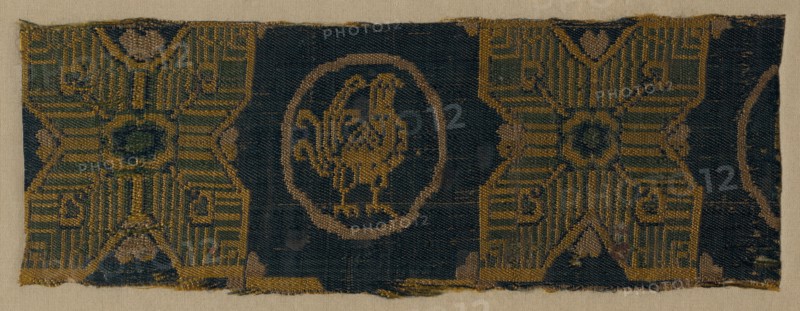 Star and Cross Pattern from a Tomb Cover(?), 800s-900s. Creator: Unknown.