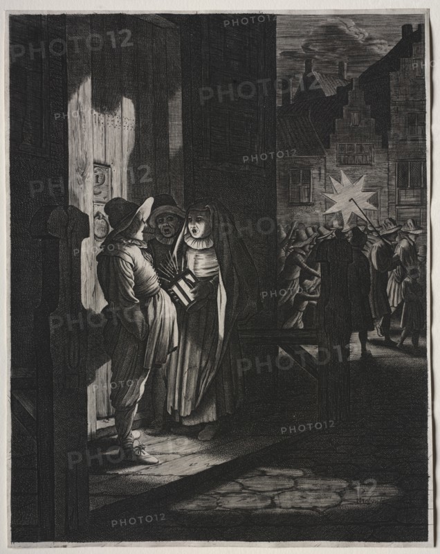 Star of Kings, A Night Piece, 1630. Creator: Jan van de Velde (Dutch, 1620-1662).