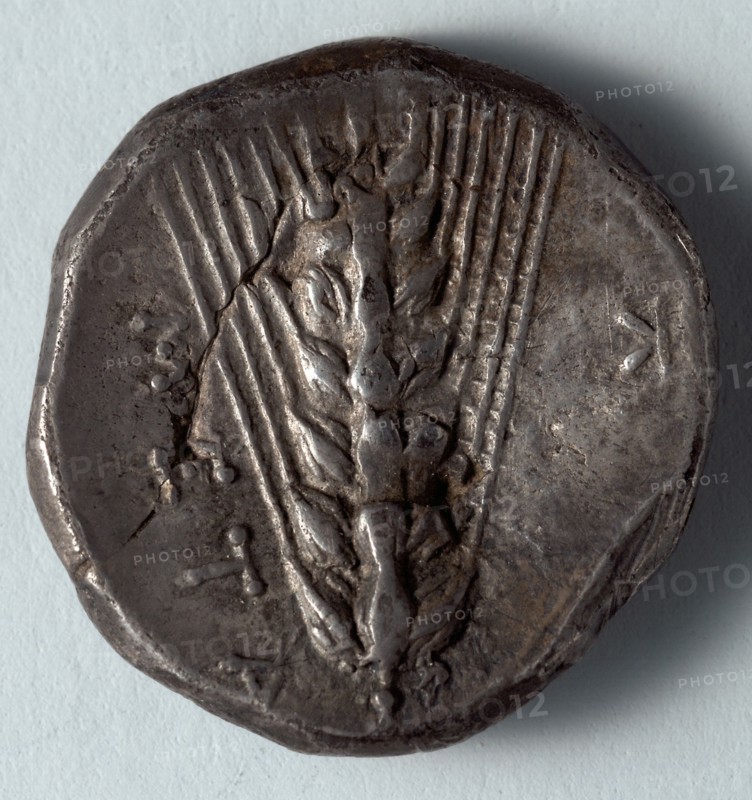 Stater: Ear of Corn (reverse), 375-340 BC. Creator: Unknown.