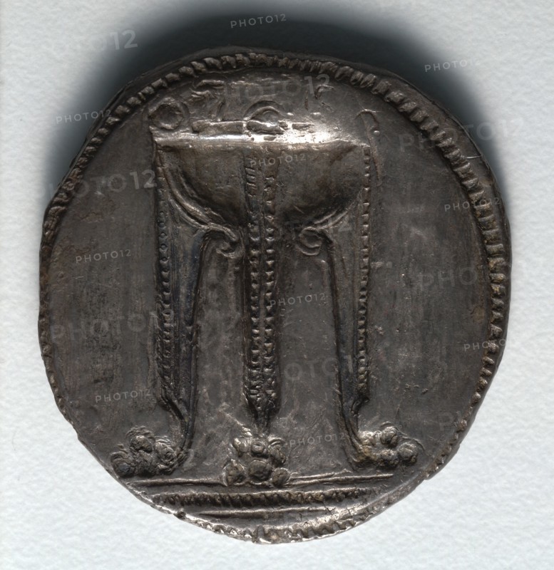 Stater: Tripod (reverse), 550-480 BC. Creator: Unknown.