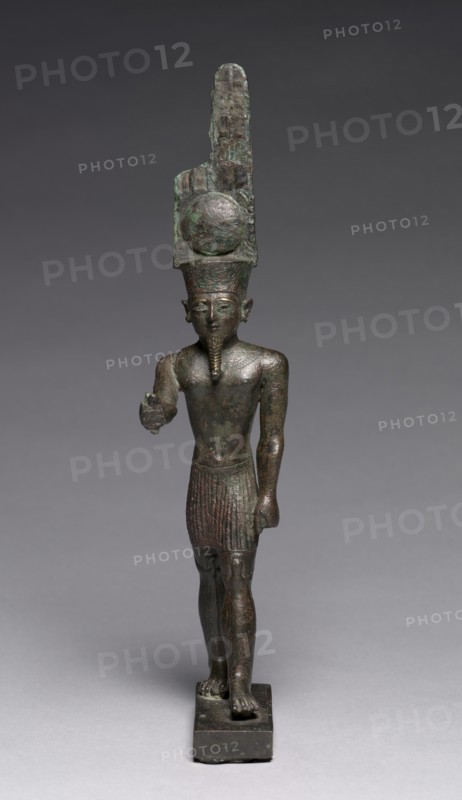 Statuette of Amen-Ra, 664-30 BC. Creator: Unknown.