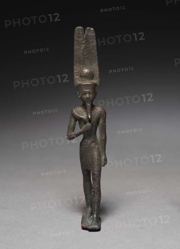Statuette of Amen-Ra, 664-525 BC. Creator: Unknown.