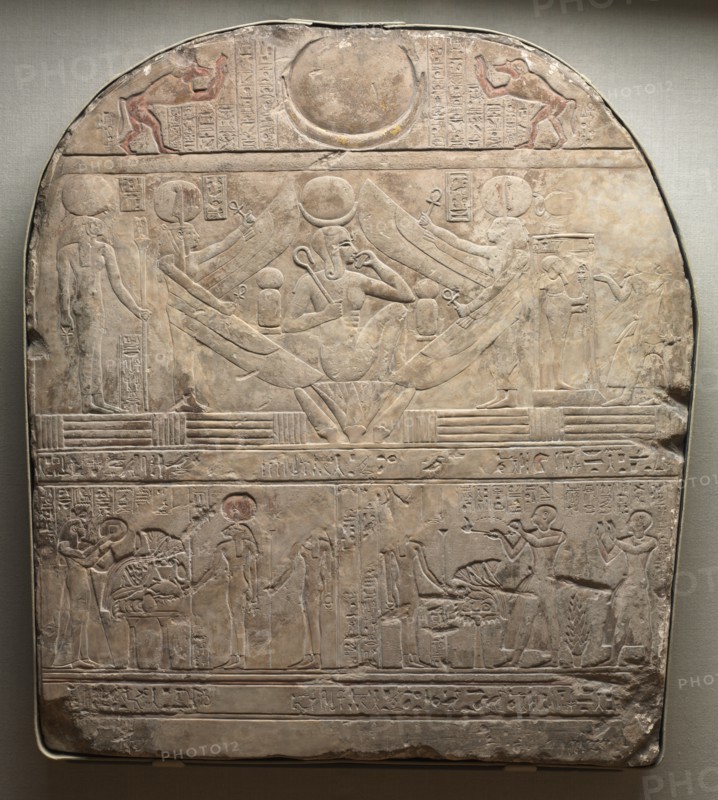 Stele of the High Priest of Ptah, Shedsunefertem, 945-924 BC. Creator: Unknown.
