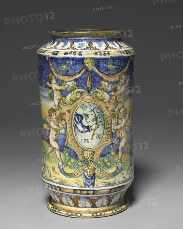 Storage Jar, c. 1510. Creator: Domenico da Venezia (Italian), workshop of.
