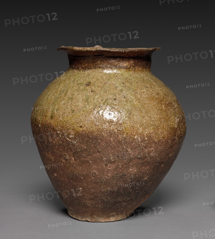 Storage Vessel: Tokoname Ware, 12th century. Creator: Unknown.