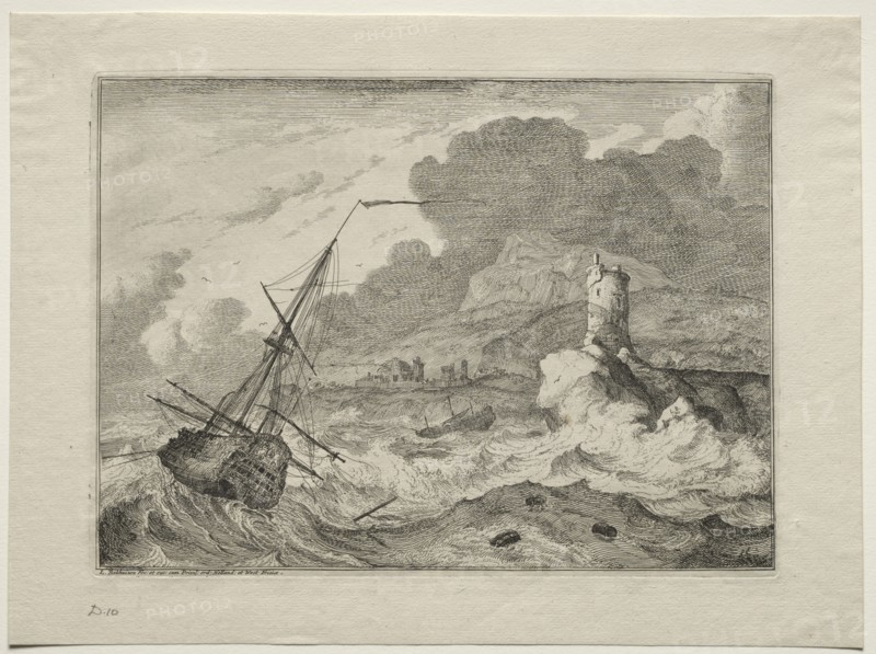 Storm at Sea, 1701. Creator: Ludolf Backhuysen (Dutch, 1631-1708); Ludolf Backhuysen (Dutch, 1631-1708).