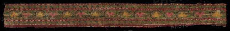Strip of Border of Sari, 1800s. Creator: Unknown.