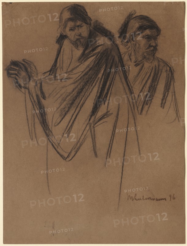 Studies for Saint Paul on the Way to Damascus, 1896. Creator: Max Liebermann (German, 1847-1935).