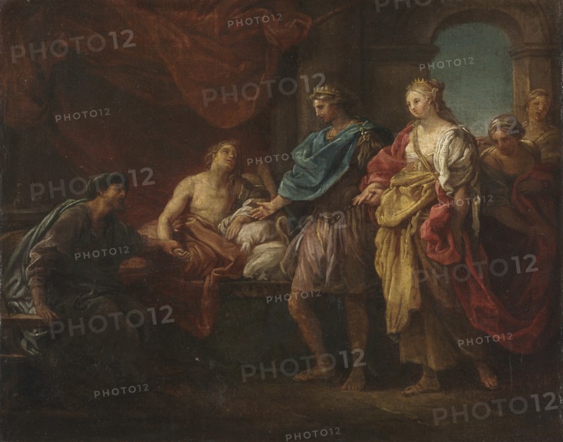 Study for "Antiochus and Stratonice", c. 1746. Creator: Pompeo Batoni (Italian, 1708-1787).